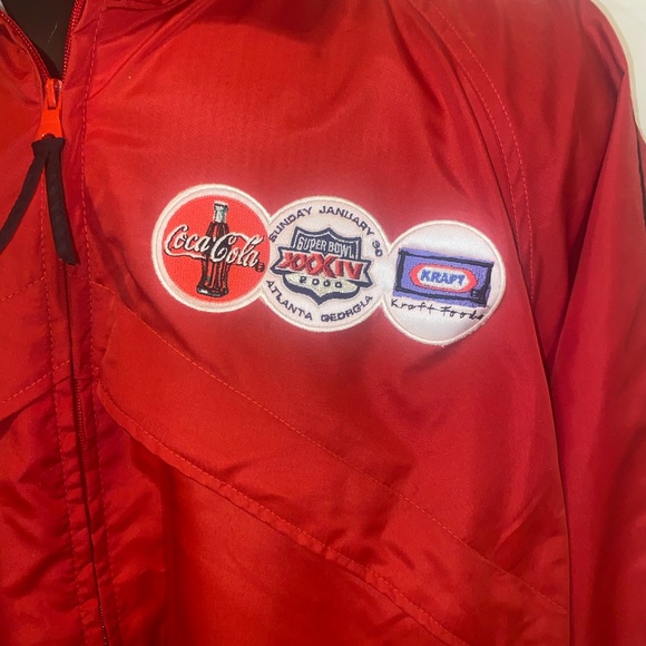 Puma Super Bowl XXXIV Coat Windbreaker Coca Cola Men's Size XL - Picture 2 of 5